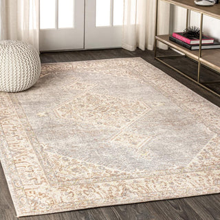 Pinta Lila Modern Tribal Medallion Area Rug