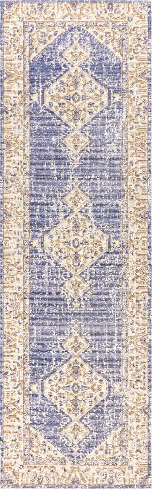 Pinta Lila Modern Tribal Medallion Area Rug