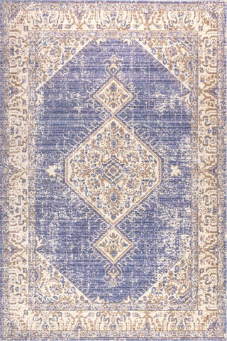 Pinta Lila Modern Tribal Medallion Area Rug