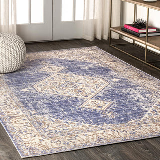 Pinta Lila Modern Tribal Medallion Area Rug