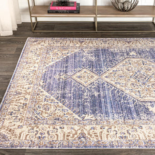 Pinta Lila Modern Tribal Medallion Area Rug