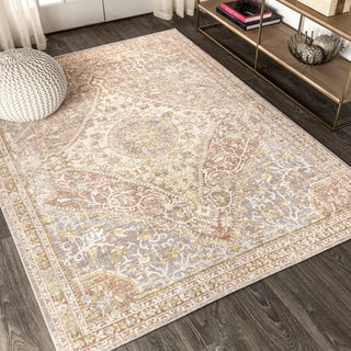 Rabida Petras Modern Ornate Medallion Area Rug