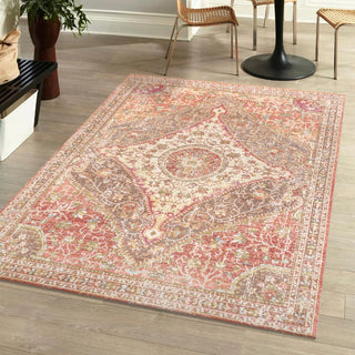 Rabida Petras Modern Ornate Medallion Area Rug