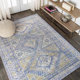 Bioko Darija Ornate Geometric Medallion Area Rug