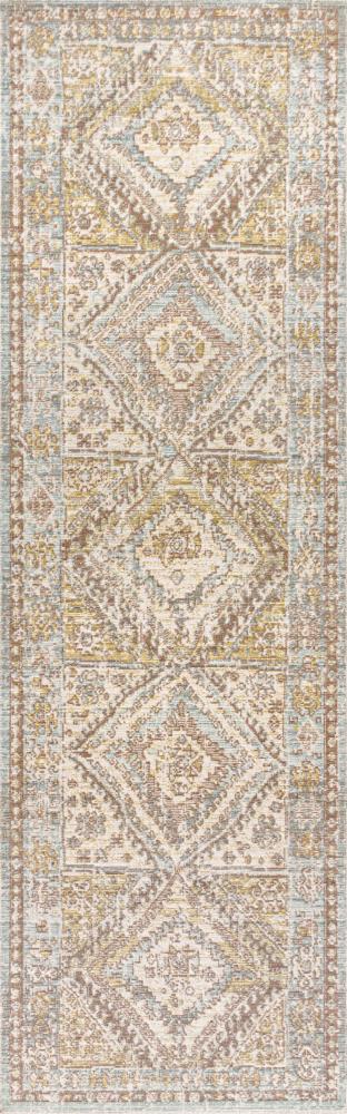 Bioko Darija Ornate Geometric Medallion Area Rug