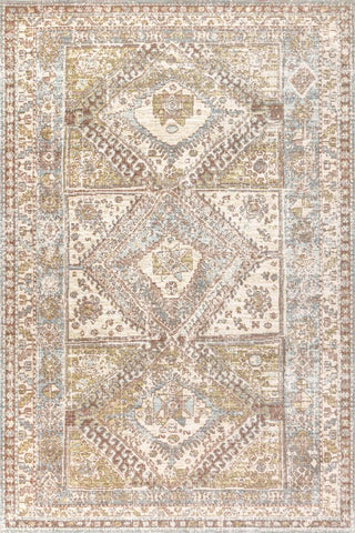 Bioko Darija Ornate Geometric Medallion Area Rug