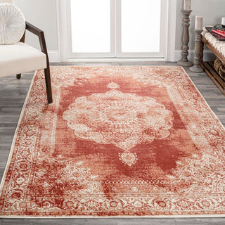 Face Cottage Medallion Area Rug