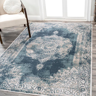 Face Cottage Medallion Area Rug