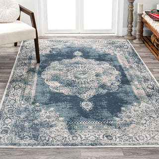 Face Cottage Medallion Area Rug