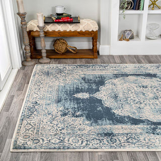 Face Cottage Medallion Area Rug