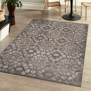 Volga Roma Ornate Geometric Tile Area Rug