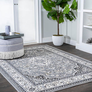 Gastre Palmette Modern Persian Floral Area Rug