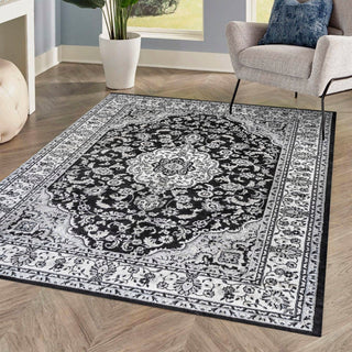 Gastre Palmette Modern Persian Floral Area Rug