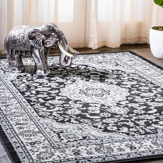 Gastre Palmette Modern Persian Floral Area Rug