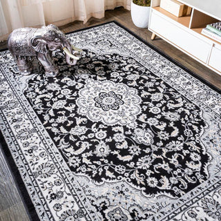 Gastre Palmette Modern Persian Floral Area Rug