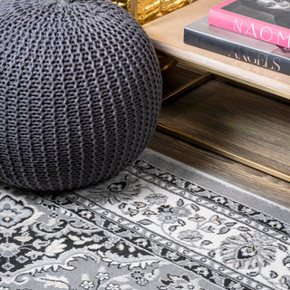 Gastre Palmette Modern Persian Floral Area Rug