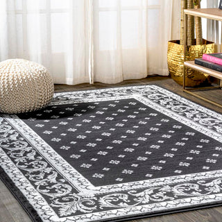 Luanza Acanthus French Border Area Rug