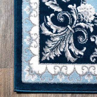 Luanza Acanthus French Border Area Rug