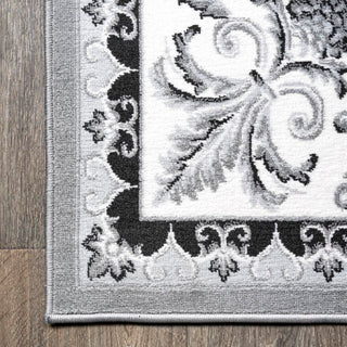 Luanza Acanthus French Border Area Rug