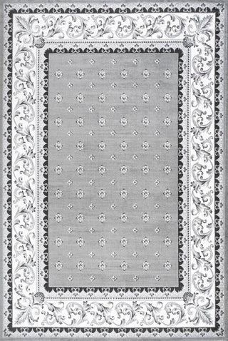 Luanza Acanthus French Border Area Rug