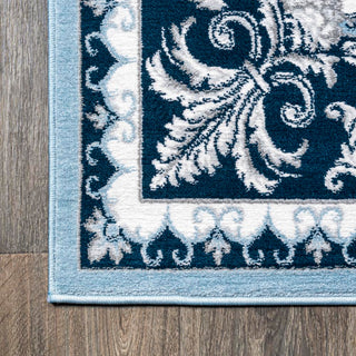 Luanza Acanthus French Border Area Rug