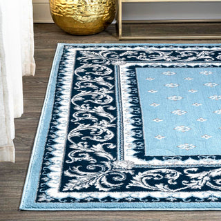 Luanza Acanthus French Border Area Rug