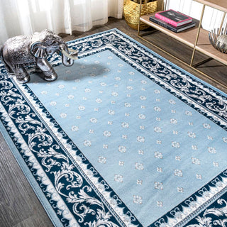 Luanza Acanthus French Border Area Rug