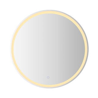 Smarmy 27" Round Frameless Anti-Fog Vanity Mirror