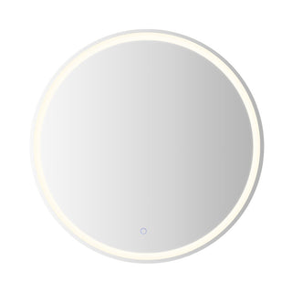 Smarmy 27" Round Frameless Anti-Fog Vanity Mirror