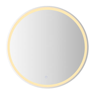 Smarmy 27" Round Frameless Anti-Fog Vanity Mirror