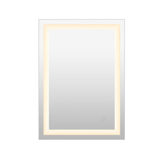 Spotless Rectangular Frameless Anti-Fog Aluminum Front-lit Tri-color LED Bathroom Vanity Mirror with Smart Touch Control