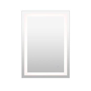 Spotless Rectangular Frameless Anti-Fog Aluminum Front-lit Tri-color LED Bathroom Vanity Mirror with Smart Touch Control