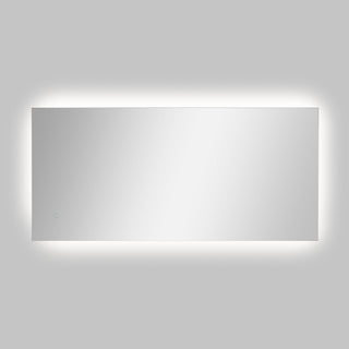 Joyous Rectangular Frameless Anti-Fog Aluminum Back-lit Tri-color LED Bathroom Vanity Mirror with Smart Touch Control