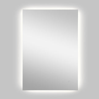 Joyous Rectangular Frameless Anti-Fog Aluminum Back-lit Tri-color LED Bathroom Vanity Mirror with Smart Touch Control