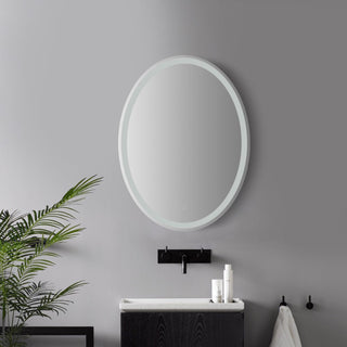 Smarmy 27" Round Frameless Anti-Fog Vanity Mirror