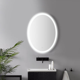 Smarmy 27" Round Frameless Anti-Fog Vanity Mirror