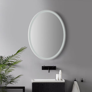 Smarmy 27" Round Frameless Anti-Fog Vanity Mirror