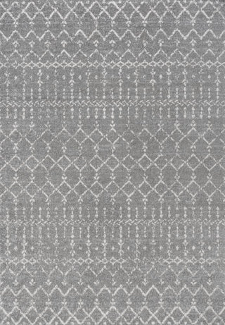 Kolkata Moroccan HYPE Boho Vintage Area Rug Gray/Ivory