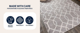 Perseus Asilah Ogee Fretwork Area Rug