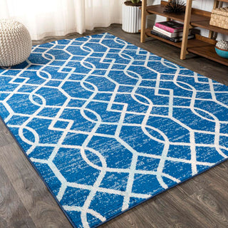 Perseus Asilah Ogee Fretwork Area Rug