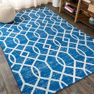 Perseus Asilah Ogee Fretwork Area Rug