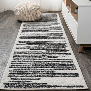 Brunei Khalil Modern Berber Stripe Area Rug