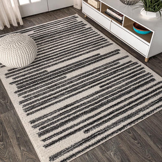 Brunei Khalil Modern Berber Stripe Area Rug