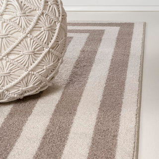 Madly Modern Classic Mitre Stripe Area Rug