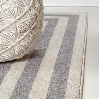 Madly Modern Classic Mitre Stripe Area Rug