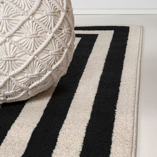 Madly Modern Classic Mitre Stripe Area Rug