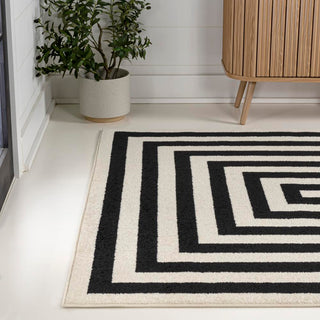 Madly Modern Classic Mitre Stripe Area Rug