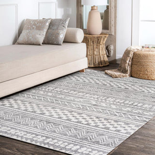 Chamaeleon Imlil Tribal Geometric Stripe Area Rug