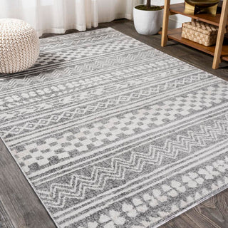 Chamaeleon Imlil Tribal Geometric Stripe Area Rug