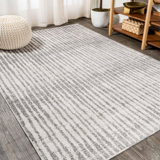 Puppis Skoura Modern Bold Stripe Area Rug